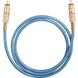 Cinch digital Digital Audio kabel [1x cinch zástrčka - 1x cinch zástrčka] 5 m modrá Oehlbach
