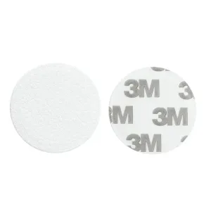 Držák kovová podložka pro magnetické držáky s koženkou stříbrná kulatá