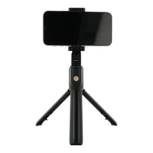 K07 Selfie teleskopická tyč se stativem a Bluetooth, černá 5903396033605