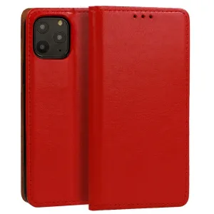 Pouzdro Flip BOOK Special Apple iPhone 14 PRO pravá kůže červené