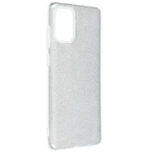 Pouzdro Forcell SHINING SAMSUNG Galaxy A71 stříbrné