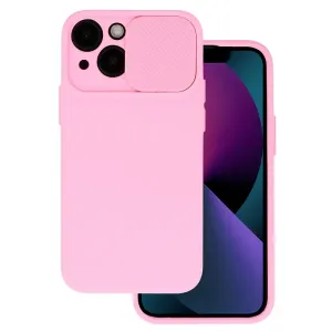 Pouzdro silikon Apple iPhone 15 CamShield Soft světle růžové