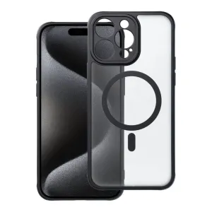 Pouzdro silikon Apple iPhone 15 PRO MAX Magsafe matné černé