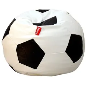 Sedací vak fotbalový míč 90 cm, bílá/černá