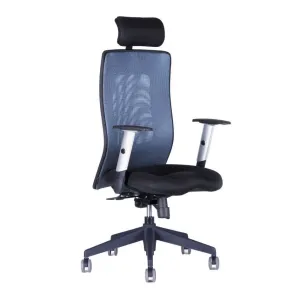 Ergonomická kancelářská židle OfficePro Calypso Grand Barva: antracitová, Opěrka hlavy: s opěrkou