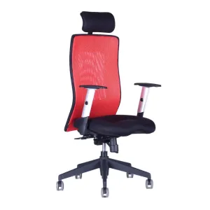 Ergonomická kancelářská židle OfficePro Calypso Grand Barva: červená, Opěrka hlavy: s opěrkou