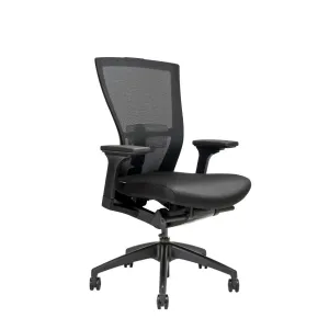 Ergonomická kancelářská židle OfficePro Merens Barva: černá, Opěrka hlavy: bez opěrky