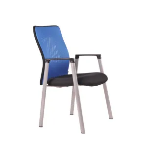 Ergonomická jednací židle OfficePro Calypso Meeting Barva: modrá