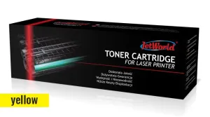 Toner cartridge JetWorld Yellow Glossy OKI C833, C843 replacement 46443101