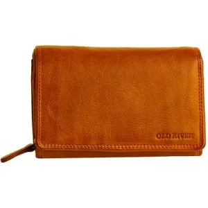Old River Dámská kožená peněženka WS-6022 světle hnědá