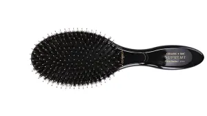 Olivia Garden Thermal Brush Ceramic + Ion Combo Black - Plochý kartáč na vlasy