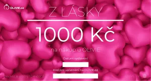 OLIVIE Elektronický dárkový poukaz Z LÁSKY Hodnota: 1000 Kč