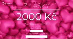 OLIVIE Elektronický dárkový poukaz Z LÁSKY Hodnota: 2000 Kč