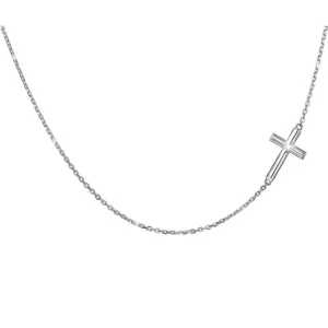OLIVIE Stříbrný 40cm náhrdelník KŘÍŽEK 7836 Ag 925; ≤2,2 g