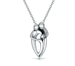 OLIVIE Stříbrný náhrdelník RODINA 4668 Ag 925; ≤3,5 g