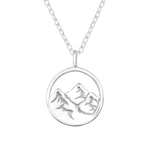 OLIVIE Stříbrný náhrdelník SILVER MOUNTAIN 7664 Ag 925; ≤1,3 g