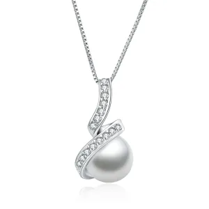 OLIVIE Stříbrný náhrdelník SLADKOVODNÍ PERLA 5355 Ag 925; ≤5,4 g
