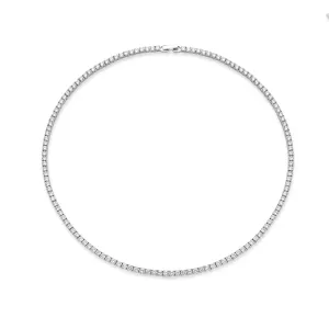 OLIVIE Stříbrný tenisový 45cm/3mm náhrdelník 7286 Ag 925; ≤21 g