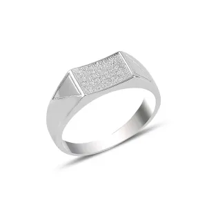 OLIVIE Pánský stříbrný prsten 3732 Velikost prstenů: 12 (EU: 68-70) Ag 925; ≤ 3,8 g