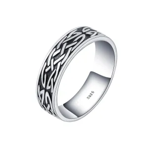 OLIVIE Pánský stříbrný prsten KELTSKÝ UZEL 7453 Velikost prstenů: 12 (EU: 68-70) Ag 925; ≤4,2 g