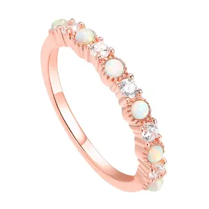 OLIVIE Luxusní stříbrný prsten ROSE 4826 Velikost prstenů: 6 (EU: 51-53) Ag 925; ≤1,3 g