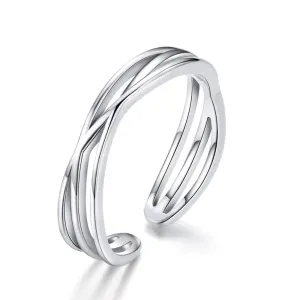OLIVIE Nastavitelný stříbrný prsten 4712 Ag 925; ≤1,3 g
