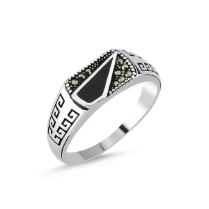 OLIVIE Pánský stříbrný prsten MARKAZIT 8205 Velikost prstenů: 12 (EU: 68-70) Ag 925; ≤4,1 g