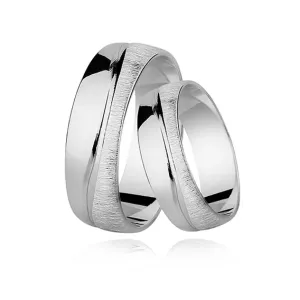 OLIVIE Snubní prsten SATIN 2200 Velikost prstenů: 8 (EU: 57-58) Ag 925; ≤2,6 g