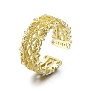 OLIVIE Stříbrný pozlacený prsten 3243 Ag 925; ≤3,2 g