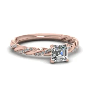 OLIVIE Stříbrný prsten AMORE ROSE 4230 Velikost prstenů: 6 (EU: 51-53) Ag 925; ≤2,4 g