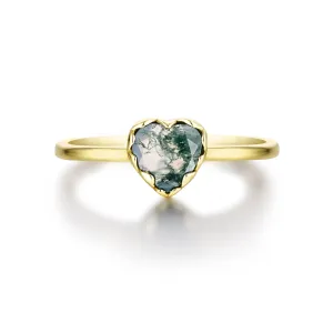 OLIVIE Stříbrný prsten SRDÍČKO ROSE 8578 Velikost prstenů: 11 (EU: 65-67) Ag 925; ≤1,6 g