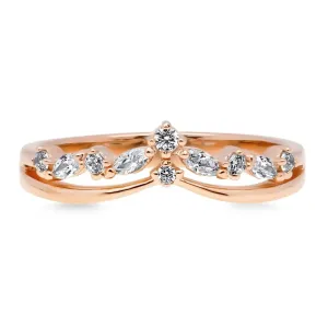 OLIVIE Stříbrný prsten ROSE 4117 Velikost prstenů: 6 (EU: 51-53) Ag 925; ≤1,5 g