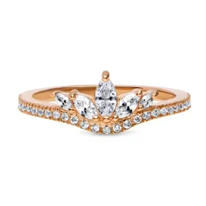 OLIVIE Stříbrný prsten ROSE 4118 Velikost prstenů: 8 (EU: 57-58) Ag 925; ≤1,7 g