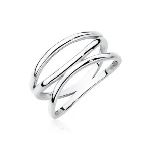 OLIVIE Stříbrný prsten se třemi liniemi 2194 Velikost prstenů: 5 (EU: 49-50) Ag 925; ≤3,3 g
