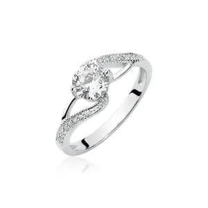 OLIVIE Stříbrný prsten se zirkony 1950 Velikost prstenů: 10 (EU: 62-64) Ag 925; ≤2,4 g