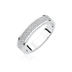 OLIVIE Stříbrný prsten se zirkony 1951 Velikost prstenů: 10 (EU: 62-64) Ag 925; ≤3,4 g