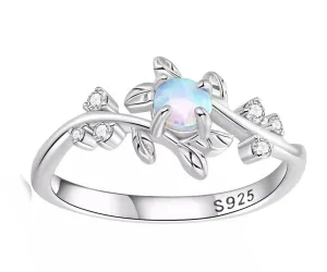 OLIVIE Stříbrný prsten ZASNĚŽENÁ KRAJINA 7201 Velikost prstenů: 6 (EU: 51-53) Ag 925; ≤1,7 g