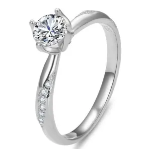 OLIVIE Stříbrný zásnubní prsten MAGIC 7170 Velikost prstenů: 6 (EU: 51-53) Ag 925; ≤2 g