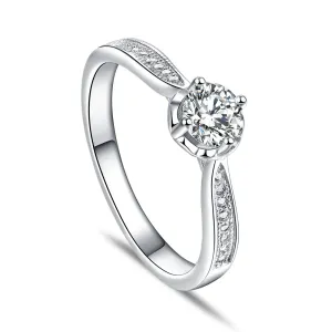 OLIVIE Zásnubní stříbrný prsten PARIS 5080 Velikost prstenů: 8 (EU: 57-58) Ag 925; ≤2,5 g