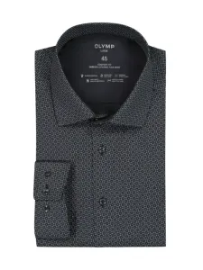 Nadměrná velikost: Olymp, Košile Luxor, comfort fit, se vzorem, 24/Seven Dynamic Flex černá