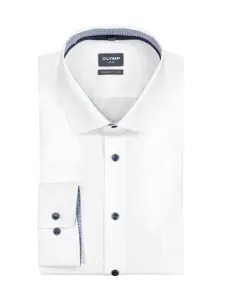 Nadměrná velikost: Olymp, Košile Luxor, modern fit, s náprsní kapsou Bílá #5267878