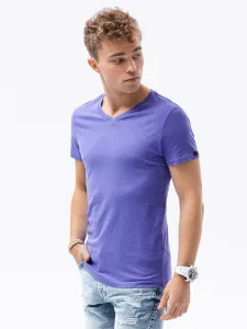 Buďchlap Jednoduché fialové tričko S1369 #1923852