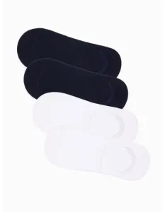 Pánské ponožky na nohy 4-pack OM-SOSS-0104 bílé a tmavě modré