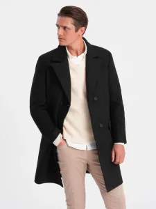 Ombre Clothing Kabát Černá