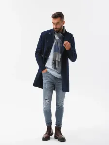 Ombre Clothing Kabát Modrá #5297870