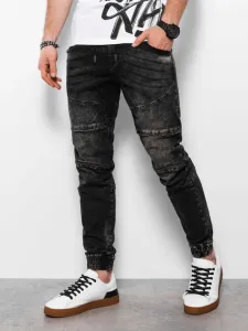 Ombre Clothing Jeans Černá