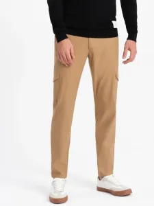 Ombre Clothing Kalhoty Hnědá #6124777