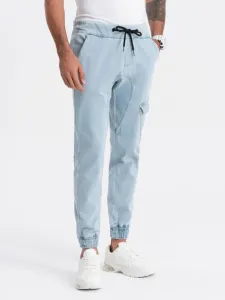 Ombre Clothing Kalhoty Modrá #5298273