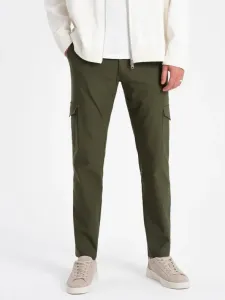 Ombre Clothing Kalhoty Zelená