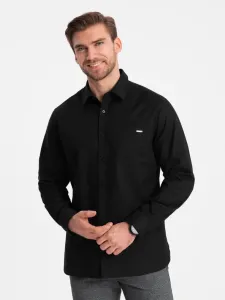 Ombre Clothing Košile Černá #6124820